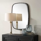 Benedo Industrial Inspired Iron Wall Vanity Mirror Uttermost 09967