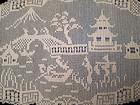 Antique Mary Card Design Filet Hand Crochet  oriental  1934 Willow Centre