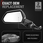 Chevrolet Camaro Driver Side Mirror Replacement - Powered Adjustment  Non-fol   