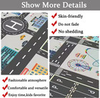 Kids Rug Play Mat Great For Playing With Cars And Toys educational Kid Road And 