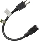 3 Prong 1ft Power Extender Cord Cable  Adapter  Outlet Saver   Listed  Indoor   