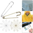 10-50x Safety Pins Large Heavy Duty Stainless Steel Sewing Crafting Jewelry Tool