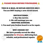 Repair Service Vizio M550sv Main Board 3655-0342-0150 3655-0342-0395