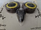 Vintage Ceramic Owl Eyes And Beak O henry Beads Crafting 70s For Macrame