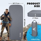 Hikenture 4    Thick Self-inflating Sleeping Pad  9 5 R-value  For Camping   Tent