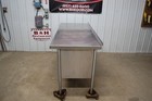72  X 30  Stainless Steel Heavy Duty Work Table Open Bottom Kitchen Cabinet 6 
