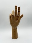 Articulated Artist s Model Right Hand 12  Tall Unfinished Wood
