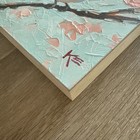 Impressionist Chickadee Bird Decor Original Painting On Panel 6 X 6 Inches