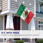 Anley 3x5 Foot Mexico Flag Indepedence Day Aztecs Mexican Mx Cinco De Mayo Flag