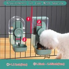 Hanging Automatic Food And Water Dispenser For Small Animals Cage Rabbit Ferret