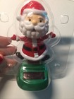 New Solar Powered Dancing Merry Christmas Santa Claus Chimney Bobble Head Toy 