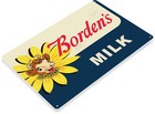 Tin Sign Borden s Milk  Retro  Kitchen  Farmhouse  Cottage Decor  A021