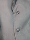 Chaps Black Tuxedo Jacket Mens 43r Notch Lapels Black Wedding Auburn Nwt