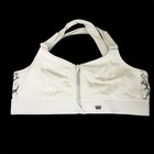 Shefit Flex White Sports Bra Size 1luxe Supportive Activewear Medium Impact