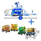 Police Station Playset 41pc   Dino Construction Trucks Toy Set Kids Boys Girlspo