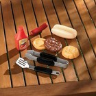Kids Barbecue Grill Play Set Pretend Cooking Outdoor Indoor Toy Bbq Accessories