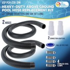 New - 1 5  Heavy-duty Above Ground Pool Pair Of 6 Foot Hose Replacements