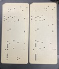 Qty 2  Genuine    ibm    Computer Punch Cards Originals Ibm 5081