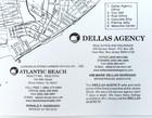 Dellas Agency Jersey Shore Map Vintage Cape May Atlantic Beach Real Estate Nj