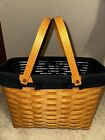 Longaberger Basket   Protector   Black Liner
