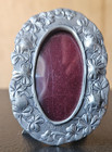 Elias Fine Pewter 1908 Ornate Floral Decoration Photo  Picture Frame 