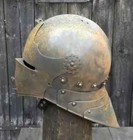 Medieval Knight Sallet Helmet Steel Helmet