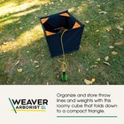 Arborist Throw Line Storage Cube  Portable Climbing Rope Organizer  Collapsib   