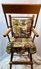 Vintage Cass Toys Wooden Doll High Chair Antique Toy Old Dolly Girl Baby Doll Ac