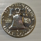 1961-p Franklin 90  Silver Half Dollar In Bu Condition Philadelphia Mind