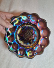 Antique Imperial Amethyst Heavy Grape 8  Plate