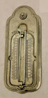 Tabellini Dual-scale Fahrenheit And Celsius Min-max Pewter Thermometer