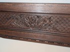 Antique French Louis Xvi Oak Wood Fireplace Surround facing mantel