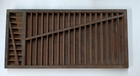 Vtg Hamilton Mfg Wooden Printers Tray Shadow Box Drawer Display 15x7x1