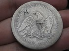 1860 O Seated Liberty Silver Dollar- New Orleans  Good Details