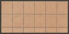 Aop Burma Kgv 1937 2a6p Orange Mnh Block Of 10  Sg 6   9