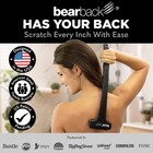 Bearback Back Scratcher For Men   Women     Long Reach Folding Matte Black 