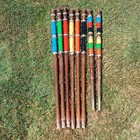 Vintage Sportcraft Croquet Set     6 Player Lawn Game W  Carry Case