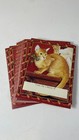 Vintage Orange Cat Bookplates Antioch 24 Self Adhesive Ex Libris Boxed