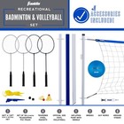 Play Two Sports With One Setup - Badminton Volleyball Combo 20ft