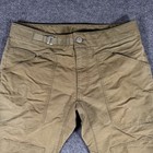 Black Diamond Pants Men s Small Double Knee Belted Cotton nylon
