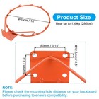 18  Basketball Rim Replacement Orange Wall Door Mounted Hanging Standard Goal