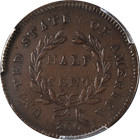 1794 Half Cent Pcgs Au Details C-2a R 2 Great Eye Appeal Strong Strike