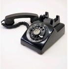 Vintage Black Rotary Telephone Western Electric Mcm Decor Phone 50s 60s