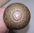 Pair Of Russell   Erwin Ornate Antique Victorian Brass Door Knobs