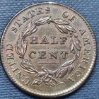 1828 Classic Head Half Cent 1 2c Brown Unc Uncirculated High Grade  99179