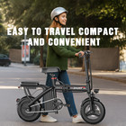 14 electric Bike 1200w Peak 30mph 48v 10ah Folding Commuter City Ebike Bicycles