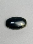 Vintage Black   Olive Large Toggle Button Possible Celluloid Or Vegetable Ivory