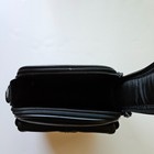 View Black Leather  Padded Digital Camera Bag W  Zipper outside Pocket Used