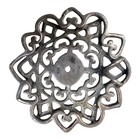 Vtg Mma 925 Sterling Silver Ornamental Star Of David Judaica Slide Pendant Rare