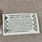Authentic Navajo Dream Catcher Key Chain Handcrafted Brown 1 5  Diameter